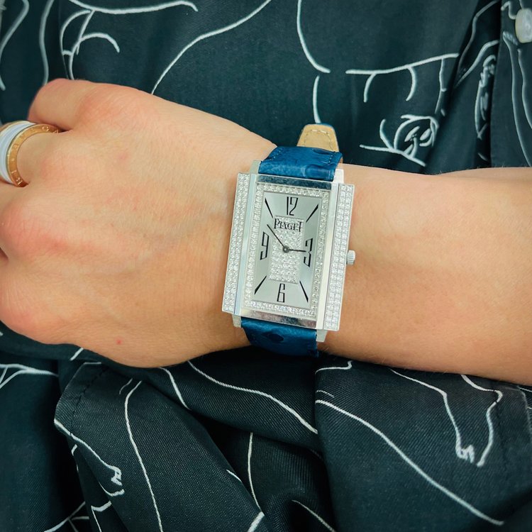 Piaget Mecanique 18ct White Gold Watch with Diamonds