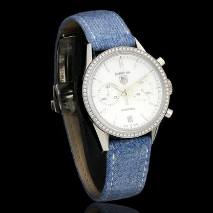 Tag Heuer Carrera 39mm Automatic Watch with Diamonds