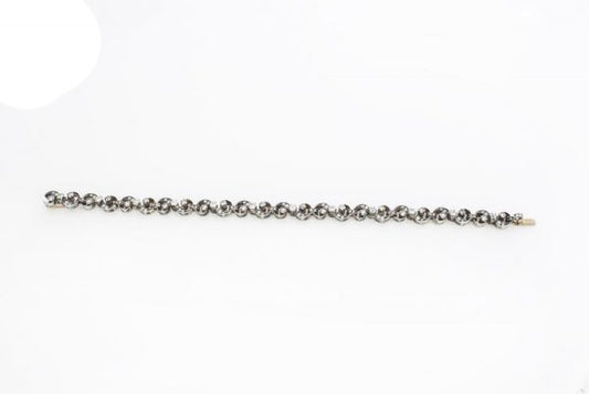 Antique Victorian French 2.72ct Old Cut Diamond Bracelet