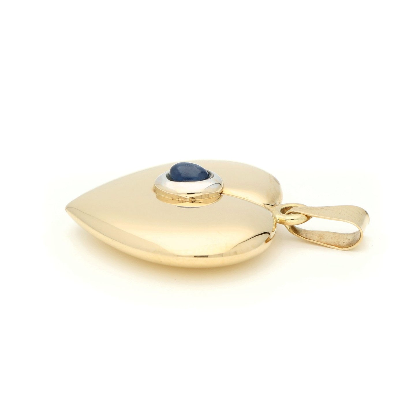 Sapphire 14k Heart-Shape Pendant 16379-8826