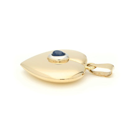 Sapphire 14k Heart-Shape Pendant 16379-8826