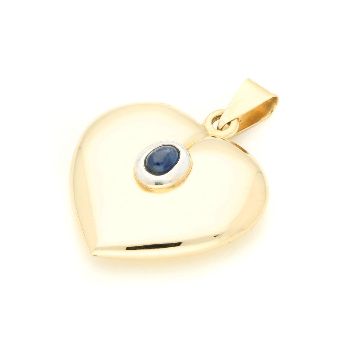 Sapphire 14k Heart-Shape Pendant 16379-8826