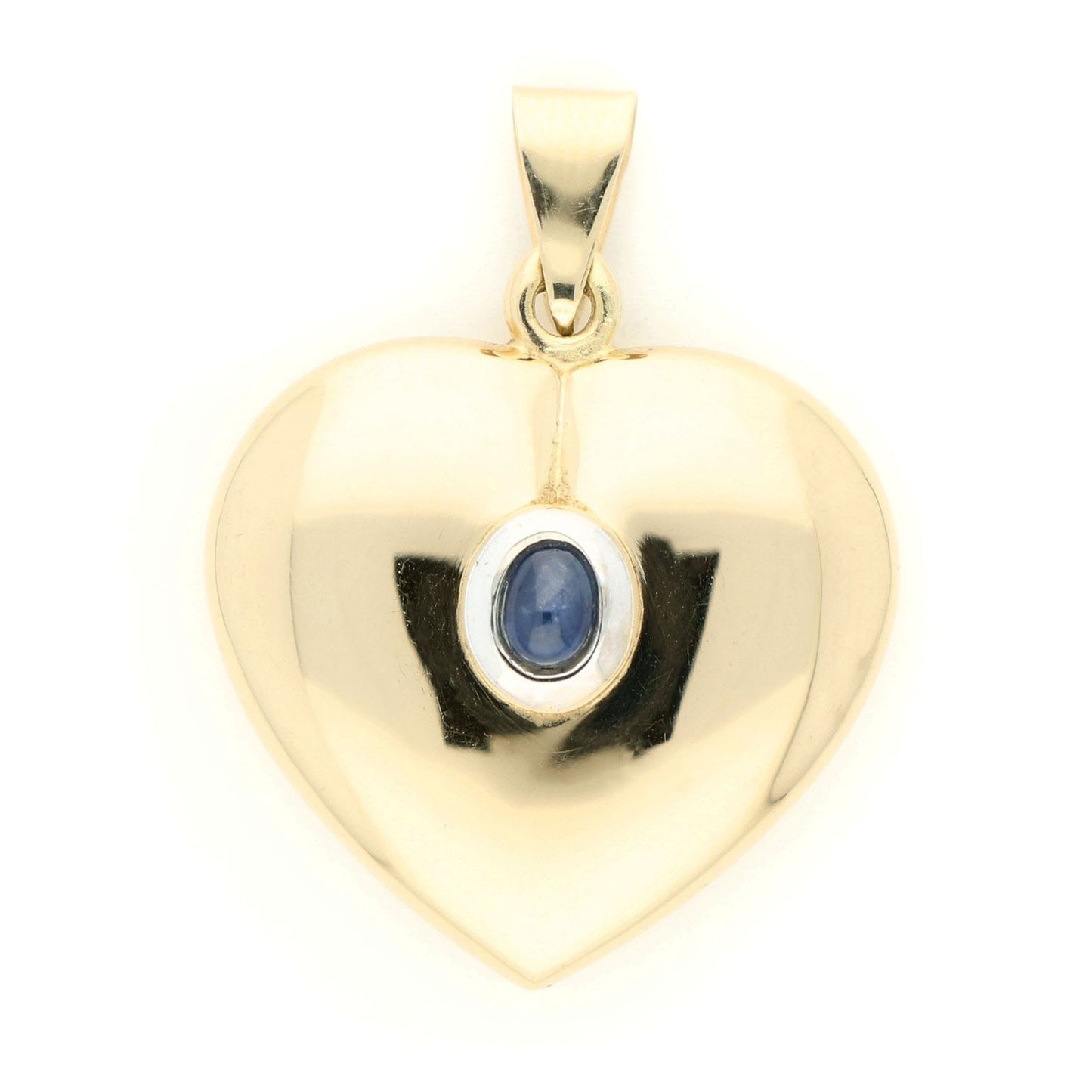 Sapphire 14k Heart-Shape Pendant 16379-8826