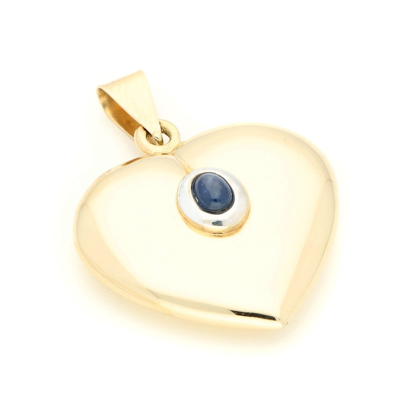Sapphire 14k Heart-Shape Pendant 16379-8826
