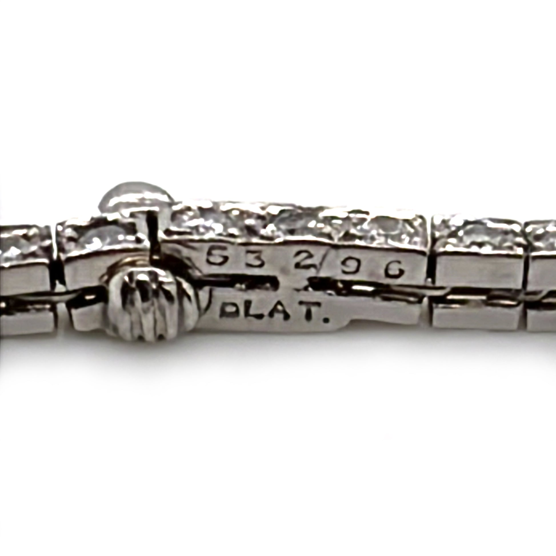 Art Deco Oscar Heyman 8ct Diamond Necklace in Platinum, 8cts