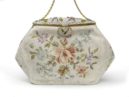 Antique Art Deco French Beaded Bag
