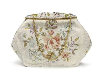 Antique Art Deco French Beaded Bag