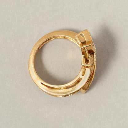 18ct Yellow Gold Shooting Star Diamond Ring 1.40 carat total