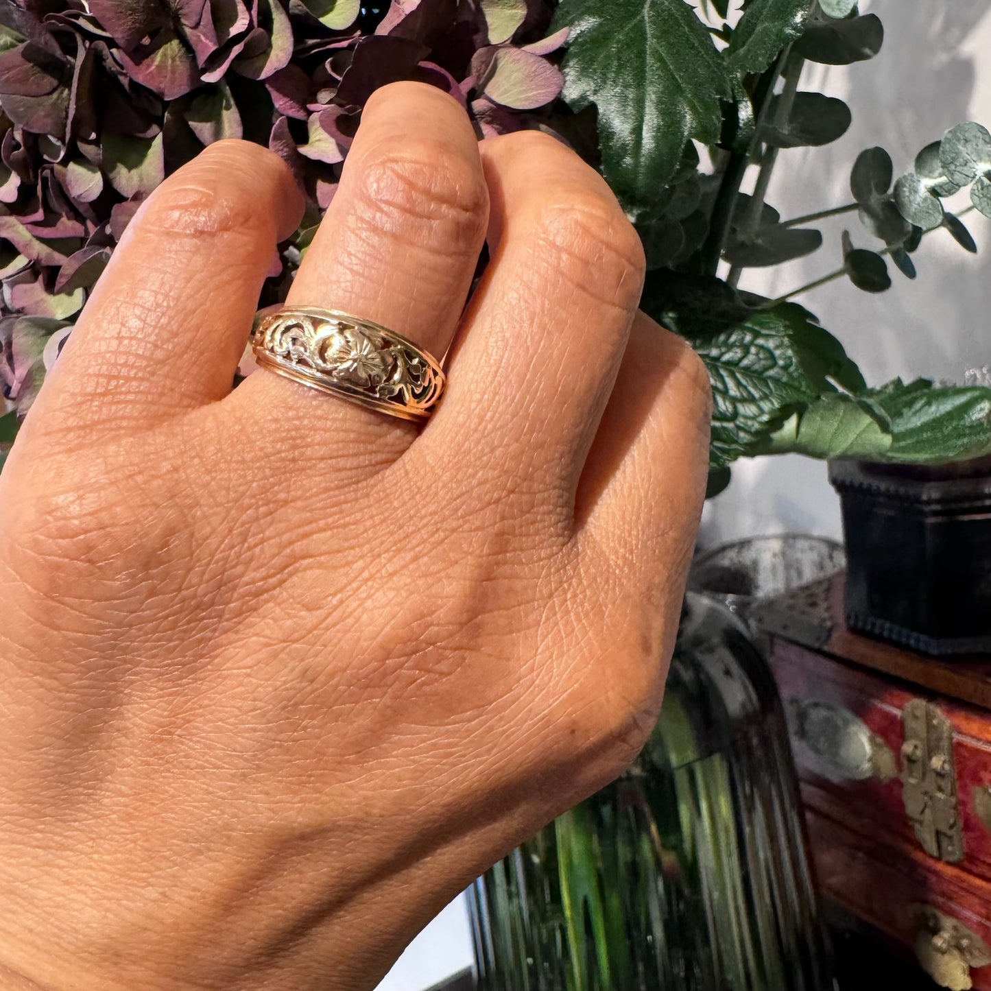 14k Filigree Band Ring 16641-8907