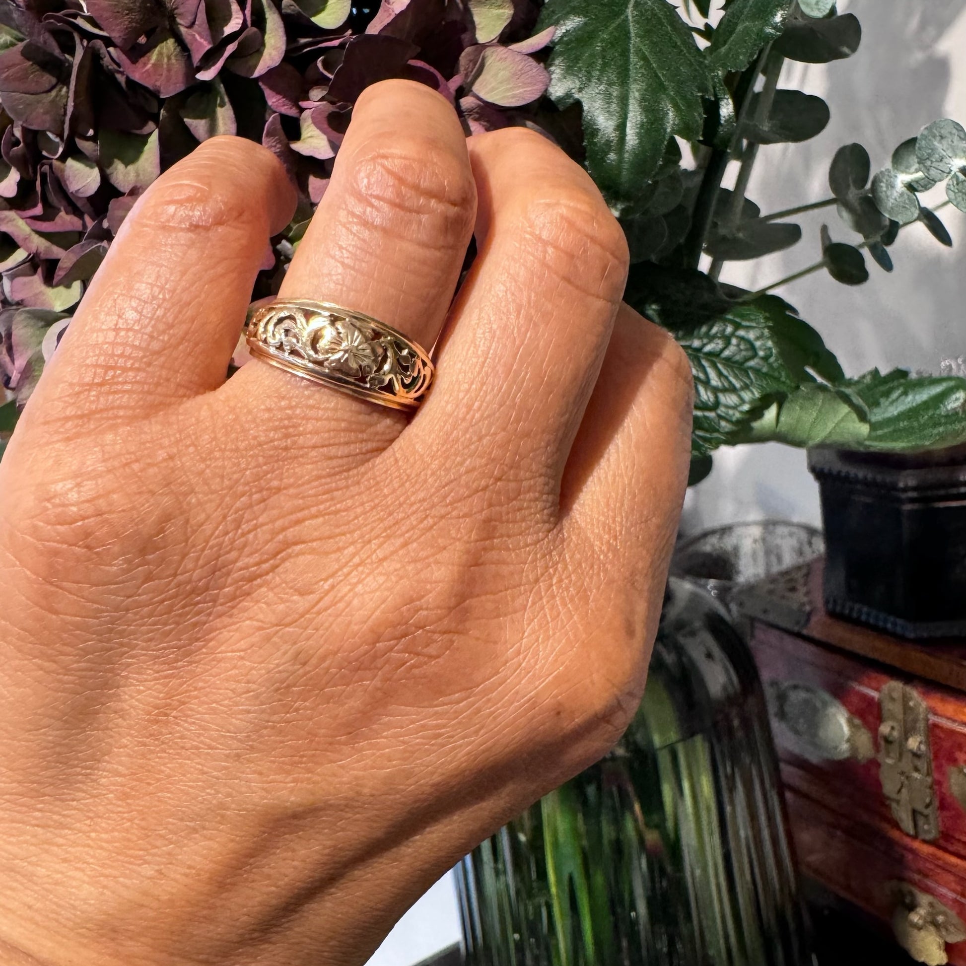 14k Filigree Band Ring 16641-8907