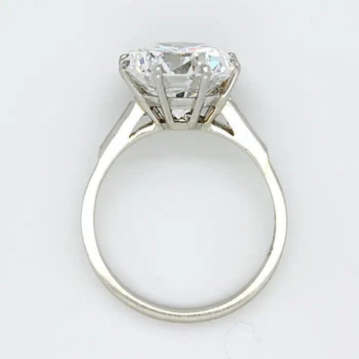 GIA Certified 5.02ct D VVS1 Diamond Solitaire Engagement Ring