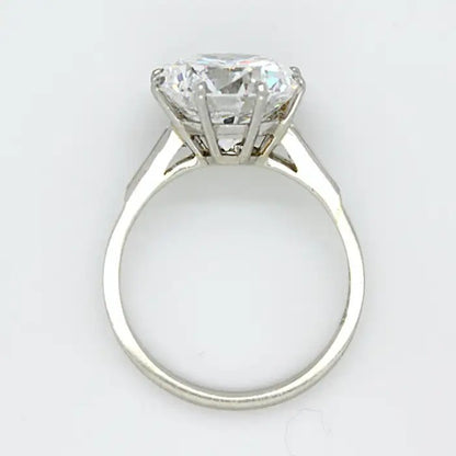 GIA Certified 5.02ct D VVS1 Diamond Solitaire Engagement Ring