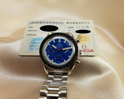 Omega Speedmaster Schumacher 39mm Automatic Watch with Papers