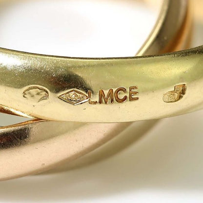 Les Must de Cartier 18ct Tri Colour Gold Trinity Band Ring