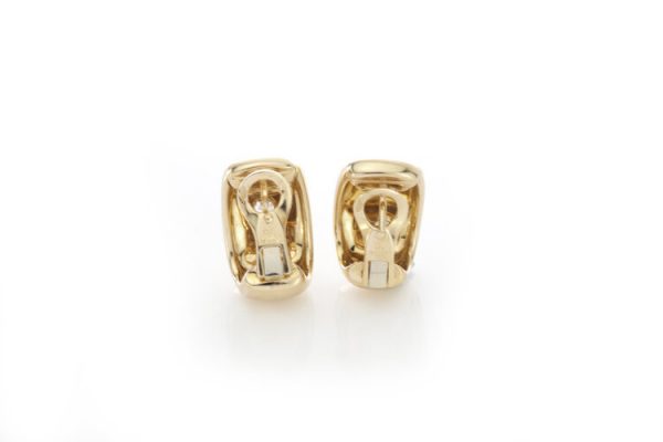 Cartier Vintage 18ct Yellow Gold and Diamond Clip On Earrings