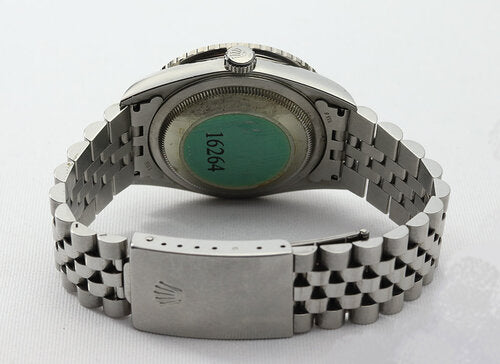 Rolex Datejust Turn-O-Graph 16264 Stainless Steel Watch, Blue Dial