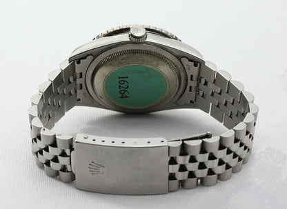 Rolex Datejust Turn-O-Graph 16264 Stainless Steel Watch, Blue Dial