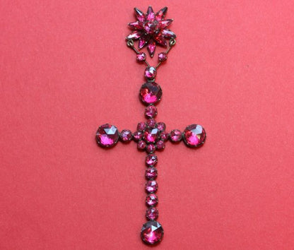 Antique Georgian Garnet and 18ct Gold Demi Suite