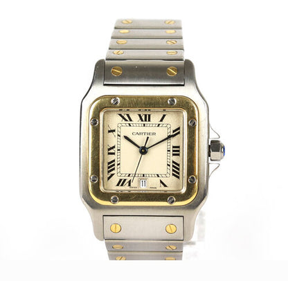 Cartier Santos Galbée 29mm Steel and Gold Quartz Watch