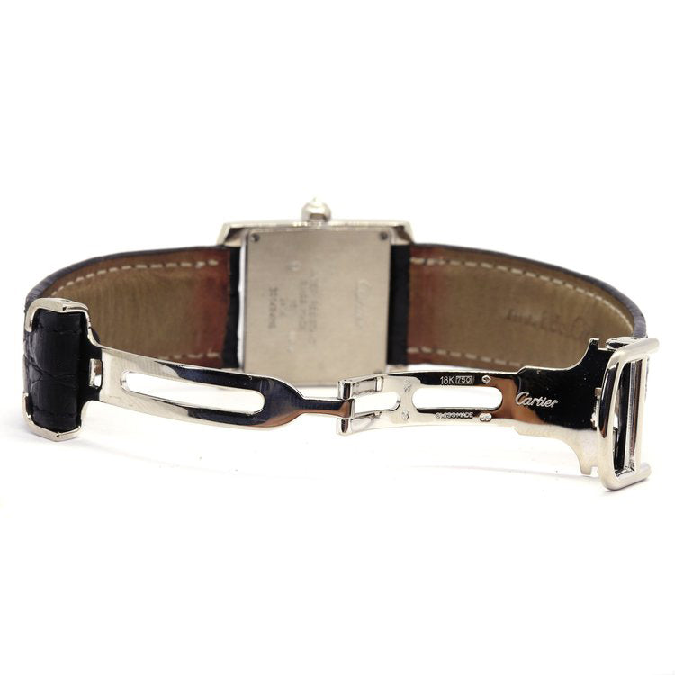 Cartier Tank Francaise 18ct White Gold and Diamond Ladies Watch