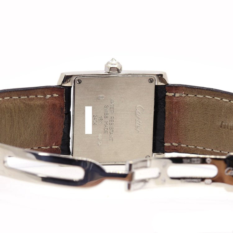 Cartier Tank Francaise 18ct White Gold and Diamond Ladies Watch