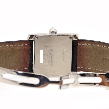 Cartier Tank Francaise 18ct White Gold and Diamond Ladies Watch