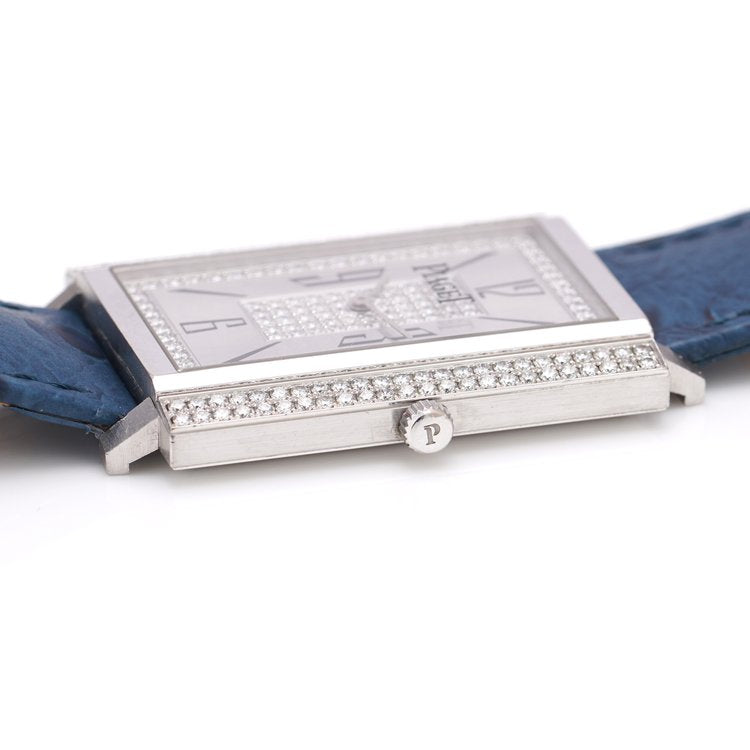 Piaget Mecanique 18ct White Gold Watch with Diamonds