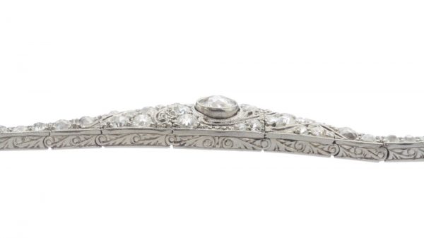 Belle Epoque Diamond and Platinum Bracelet, 1.20 carats