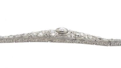 Belle Epoque Diamond and Platinum Bracelet, 1.20 carats