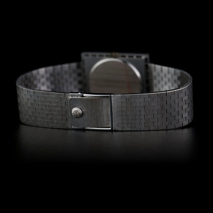 Ladies Patek Philippe 18ct White Gold Manual Watch with Baguette Diamonds