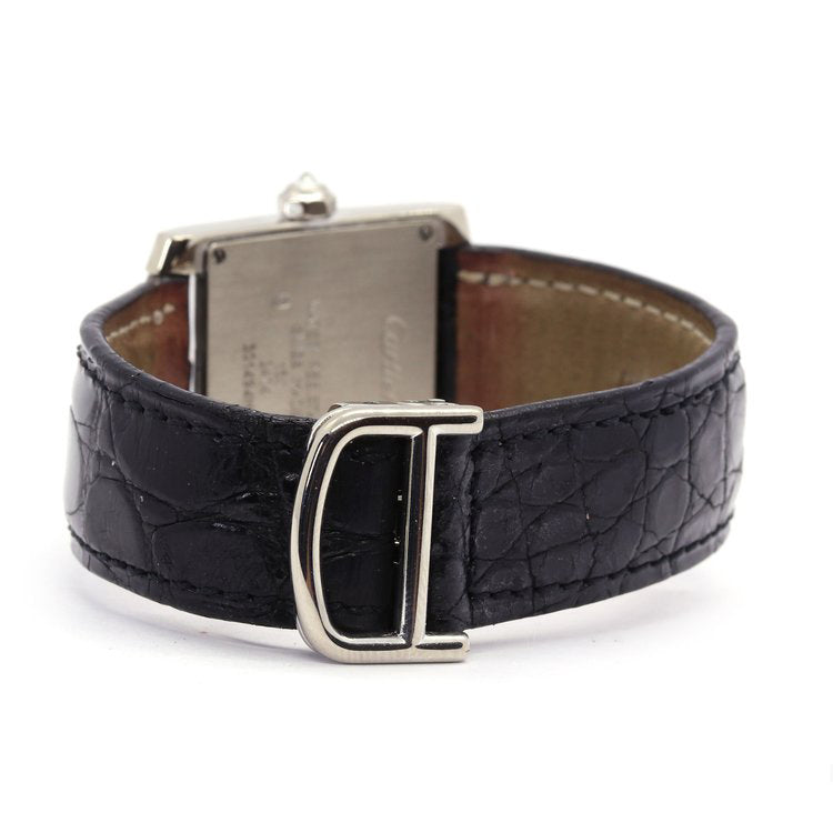 Cartier Tank Francaise 18ct White Gold and Diamond Ladies Watch