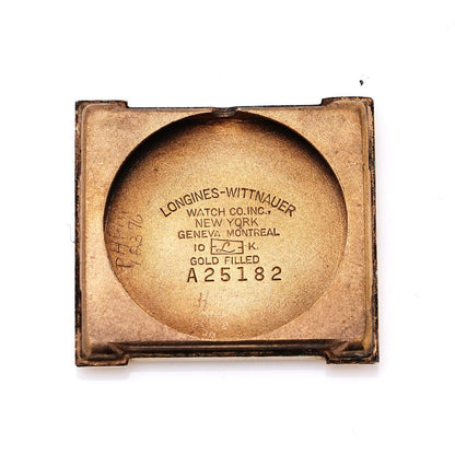 Vintage 1940s Longines Wittnauer Manual Watch; Ref A25182, 10ct Yellow Gold Filled. Circa 1949