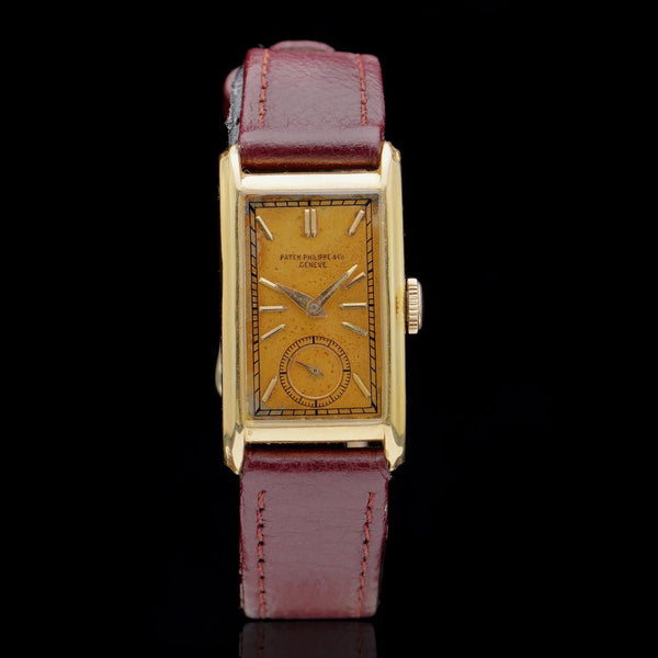 Vintage 1940s Patek Philippe 18ct Yellow Gold 611725 Manual Watch, with rare manual winding movement no 830367