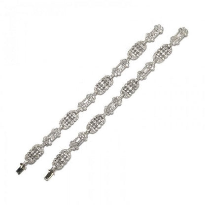 Belle Epoque Diamond Necklace Bracelets in Platinum, 20.00 carats