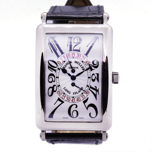 Franck Muller Long Island Bi-Retrograde 18ct White Gold Automatic Watch, Ref 1100 DS R
