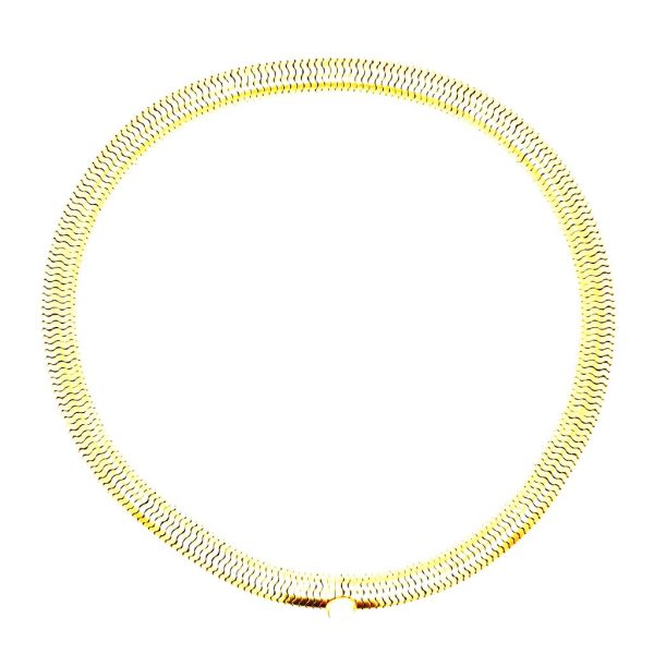 19th Century Rare Snake Link 18ct Yellow Gold Collar Necklace