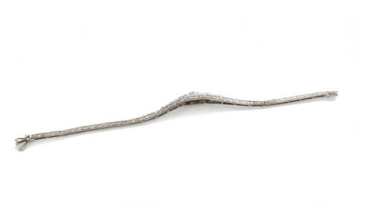 Belle Epoque Diamond and Platinum Bracelet, 1.20 carats