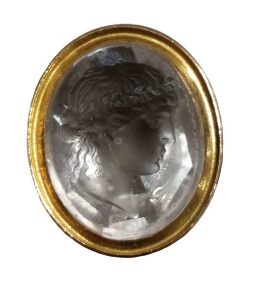 Fine Quality Antique Crystal Intaglio Fob Seal, Circa 1790