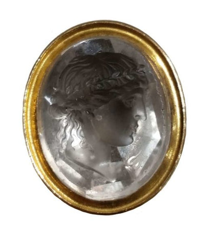 Fine Quality Antique Crystal Intaglio Fob Seal, Circa 1790