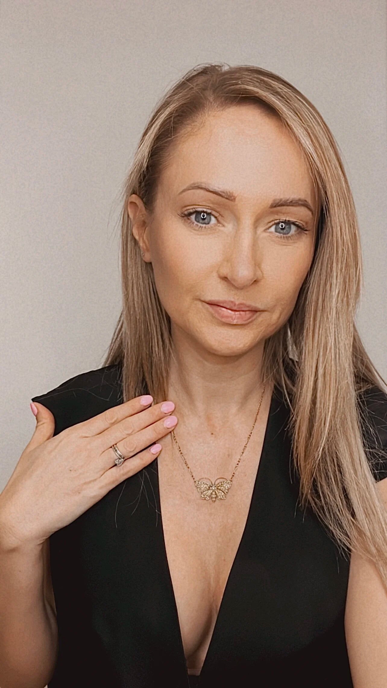 Antique 18 Carat Gold Victorian Butterfly Necklace Set With Pearls And Diamond Eyes