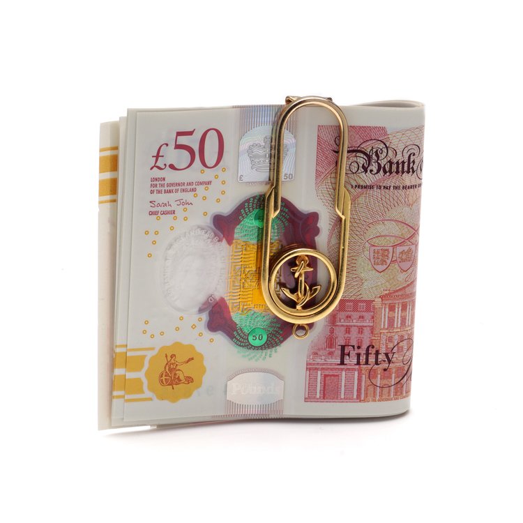 Carniani Vintage 18ct Yellow Gold Money Clip