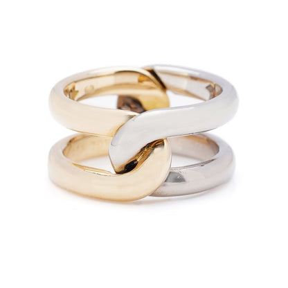 Vintage Cartier Bi Colour 18ct Gold Ring