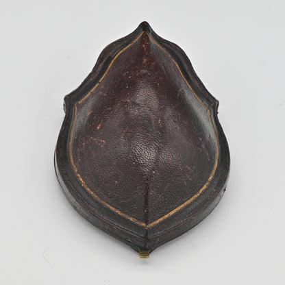 Victorian Antique Russian 2.60ct Ceylon Sapphire and Natural Pearl Cluster Gold Locket Pendant