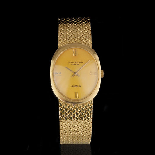 Vintage Patek Philippe Ellipse for Gubelin 18ct Yellow Gold Watch