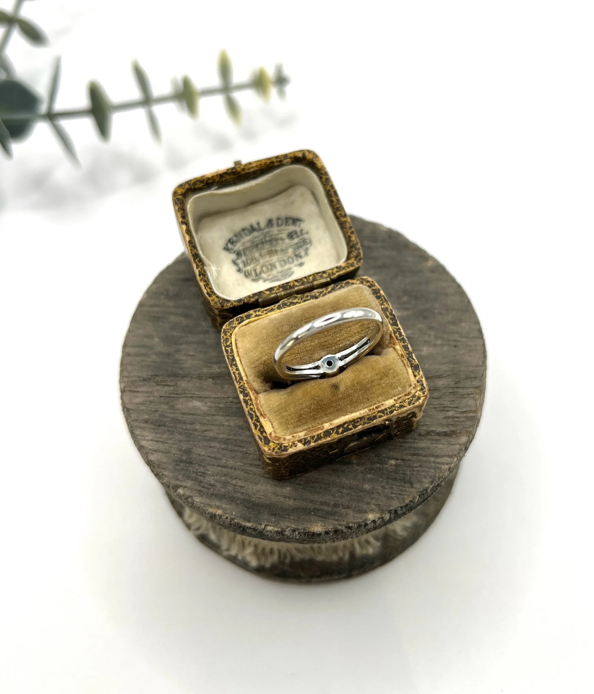 Vintage Platinum 0.50 Carat Diamond Engagement Ring, Circa 1940