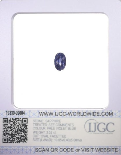 Vintage Fifties Diamond and Sapphire Platinum Engagement Ring