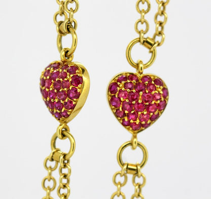 Moussaieff Diamond and Ruby Necklace Pendant Watch