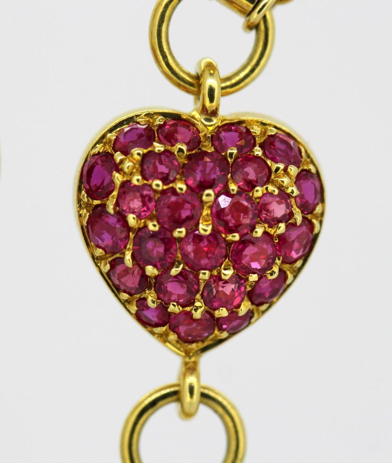 Moussaieff Diamond and Ruby Necklace Pendant Watch