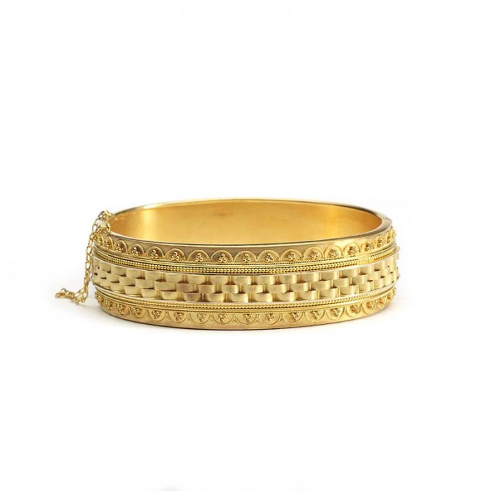 ANTIQUE VICTORIAN GOLD BANGLE