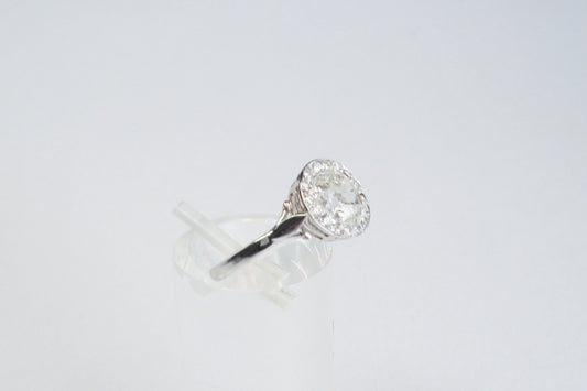 Antique Art Deco Diamond Cluster Ring
